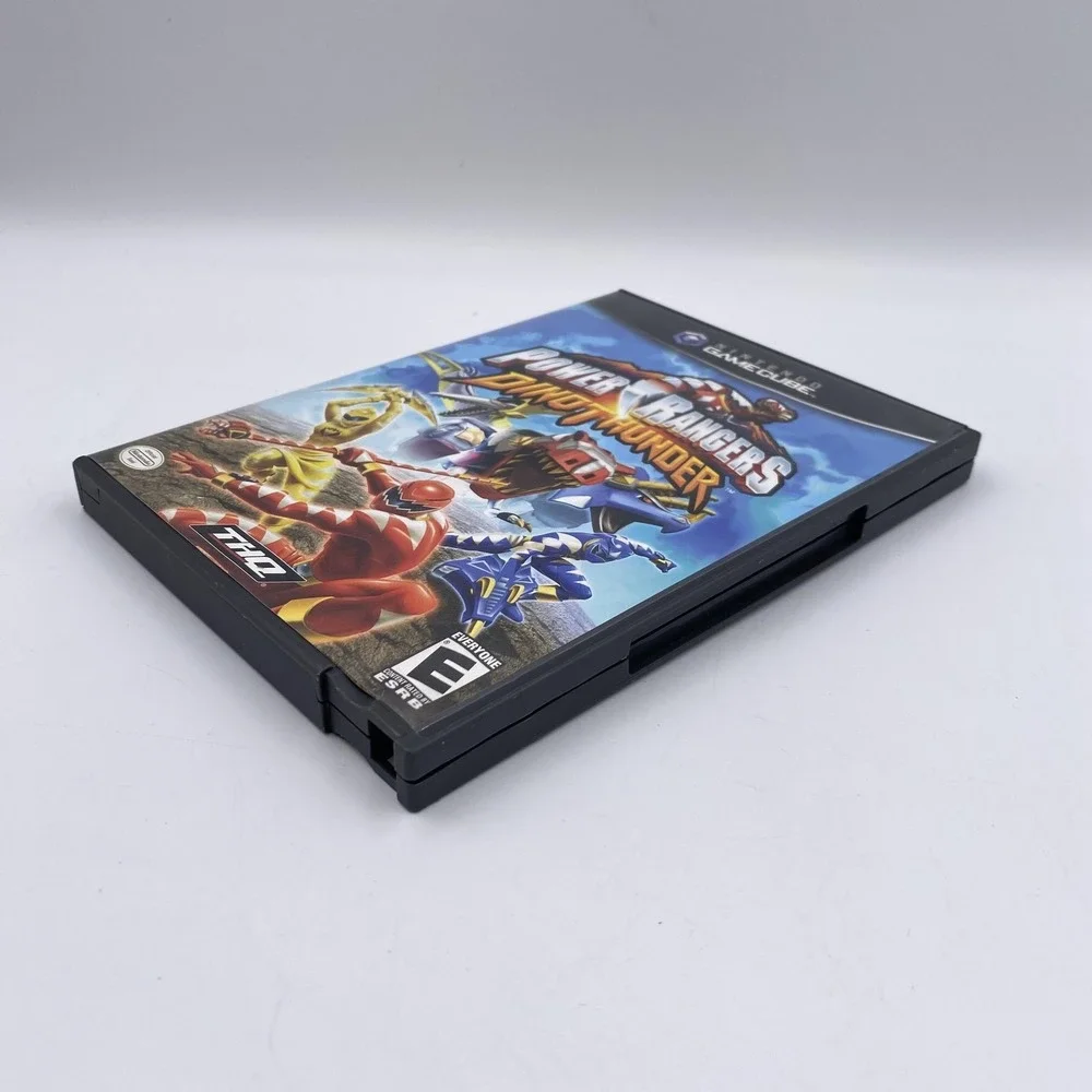 Vintage Power Rangers Dino Thunder Nintendo GameCube‎ Video Game Case Disc THQ